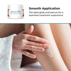 Graston Vitamin E Emollient label closeup showing vitamin E formula