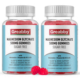 Greabby Magnesium Glycinate Gummies blueberry bottle for easy nightly wellness.