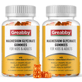 GREABBY magnesium glycinate gummies bottle for convenient nightly relaxation