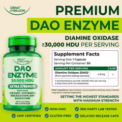 Great Billiom DAO label closeup shows HDU potency.