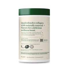 Great Lakes Wellness Collagen Peptides Chocolate scoop-in-cup; blends smoothly into smoothies, may support collagen production.
