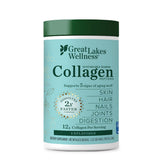 Great Lakes Wellness marine collagen bottle front view for daily beauty support