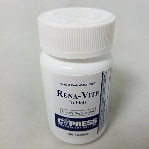 Green Hills Rena-Vite tablets in a bottle for daily B vitamin support and energy metabolism.