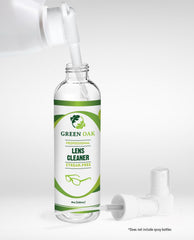 Green Oak refill for camera lenses preserves coatings while cleaning.