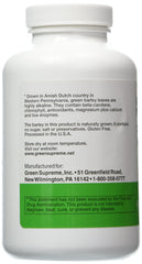 Green Supreme Barley Power tablets close-up highlighting texture and daily nourishment