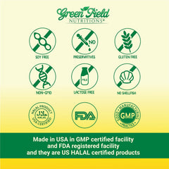 Greenfield Nutritions Halal Fish Oil produced in USA with GMP certification