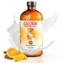 GreenPeach liquid calcium kids bottle for easy daily dosing supporting growth