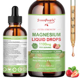 GREENPEOPLE Magnesium Glycinate Drop bottle with dropper for easy daily dosing