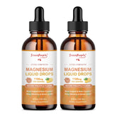 GREENPEOPLE Magnesium liquid bottle in pineapple flavor for daily use