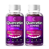 GreenPeople Quercetin Gummies bottle hero for immune support on the go.