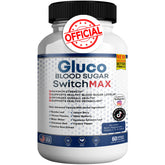 GreenVIFY Gluco Blood Sugar Switch Max bottle close-up for daily wellness support