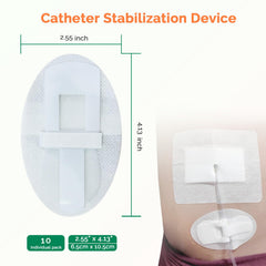 Greetmed Foley catheter stabilization device adhesive surface is skin-friendly and non-irritating.