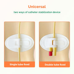 Greetmed Foley catheter stabilization device breathable latex-free materials for comfortable long wear.