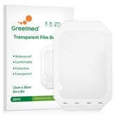 Greetmed transparent film dressing 6x8 pack for easy wound protection during daily activities