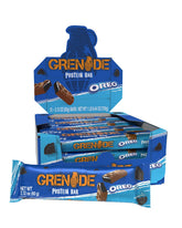 Grenade High Protein Bar Oreo vanilla creme layer shows a creamy center and inviting aroma
