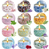 Grestar 12-pack scented candles gift set ready for gifting and home decor