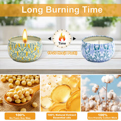 Grestar lavender scented candle promotes calm spaces for focus or winding down