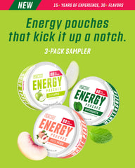 GRINDS energy pouches Sour Apple can, sugar-free pick-me-up anywhere