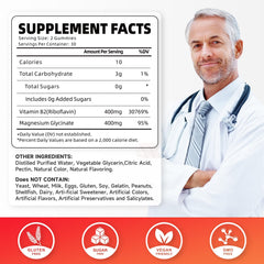 GrnLife B2 Gummies strawberry chews close-up highlighting flavor.