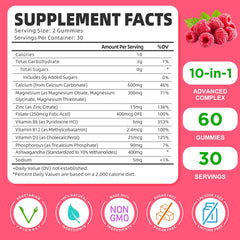 GrnLife gummies raspberry on wood surface highlight sugar free formula