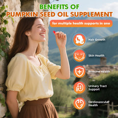 GrnLife label on pumpkin seed oil gummies indicating GMP-tested quality