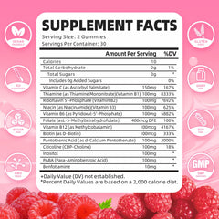 GrnLife Vitamin B Complex Gummies unwrapped close-up, highlighting soft chew texture and quick absorption.