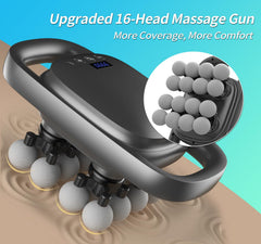 grnpeak 16 head massage gun attachments display targeted muscle release