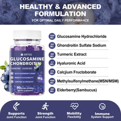 GRTGG gummies label details highlight core ingredients and natural formulation