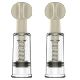 GrWisdAT two twists suction cups in white for at-home relaxation