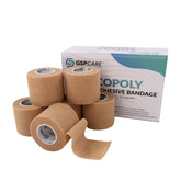 GSPCARE self-adherent bandage wrap around ankle providing supportive compression for sprains