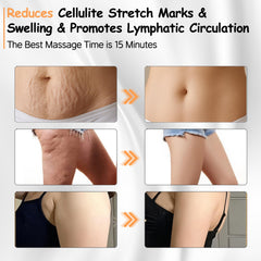 GTQKING Lymphatic Drainage Massager heat function, soothing warmth for muscle comfort.