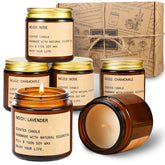 GTTFAE six-pack gift box candles, ideal for thoughtful gifts.