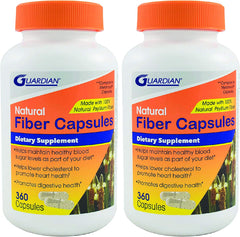 Guardian Psyllium Capsules bottle front view for daily fiber routine.
