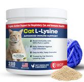 Guardian's Choice lysine cat powder jar for daily immune support.