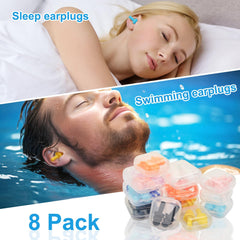 GUIGUZHJ noise-cancelling ear plugs ideal for concerts and loud environments.