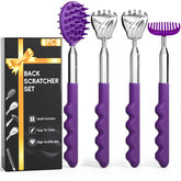 Gumry 4Pack telescoping back scratcher set offers versatile relief for hard-to-reach areas