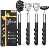 Gumry back scratcher with extendable handle for extra reach.