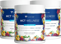 Gundry MD MCT Wellness Powder blueberry lemonade pour energizes keto-friendly mix