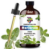 GV77ZF Mejorana, aceite en bote vidrio ámbar 4 oz, aroma puro para difusores.