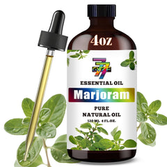 GV77ZF Mejorana, aceite en bote vidrio ámbar 4 oz, aroma puro para difusores.