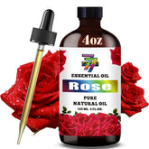 GV77ZF Rose Essential Oil amber glass bottle preserves fragrance and quality.