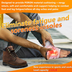 Gviipk arch-support insole with foam cushion for fatigue-free steps
