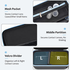 GWCASE hard EVA shell protects lenses from water, dust, and daily bumps.