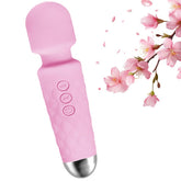 GWWJGSN masaje portátil inalámbrico rosa, diseño compacto para viaje y relajación rápida.