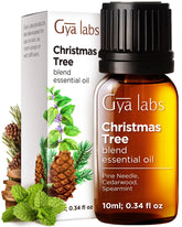 Gya Labs Christmas Tree Blend bottle shown for home diffusion and aroma