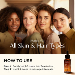 Hair care use showing hydrating application for softer, smoother strands.