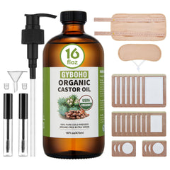 GYBOHO castor oil pack wrap around neck and stomach offers targeted care.