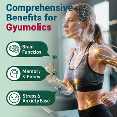 Close-up of Gyumolics Taurine capsules showing vegetarian, high-dose formula.