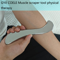 GYX COELE stainless steel scrapers shown for professional-grade use