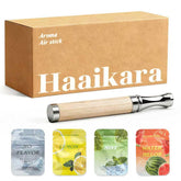Haaikara Herbal Air Stick with maple barrel for discreet, smokeless use